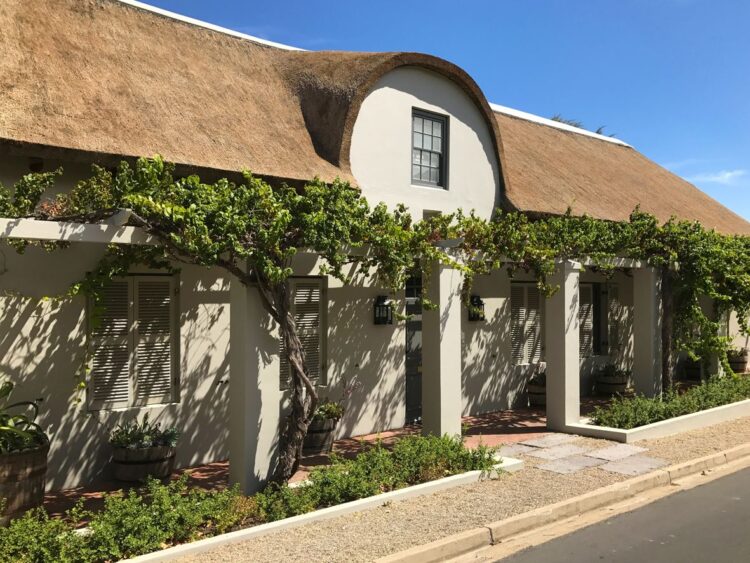 Country Escape Franschhoek Luxus Villa Winelands Südafrika Mieten Außen