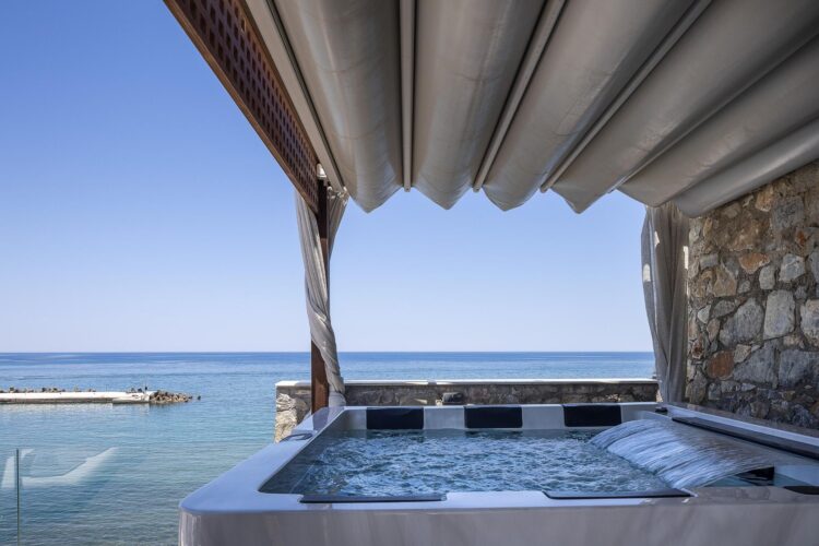 Cove Retreat Luxus Ferienhaus Kreta Am Meer Mieten Jacuzzi