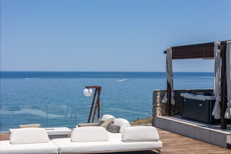 Cove Retreat Luxus Ferienhaus Kreta Am Meer Mieten Meerblick