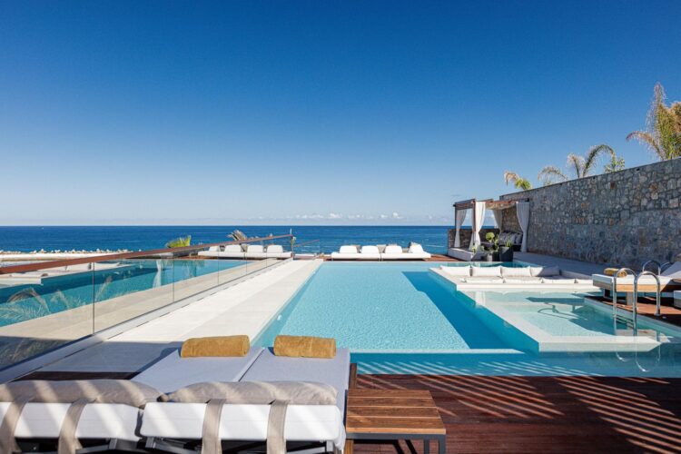 Cove Retreat Luxus Ferienhaus Kreta Am Meer Mieten Pools