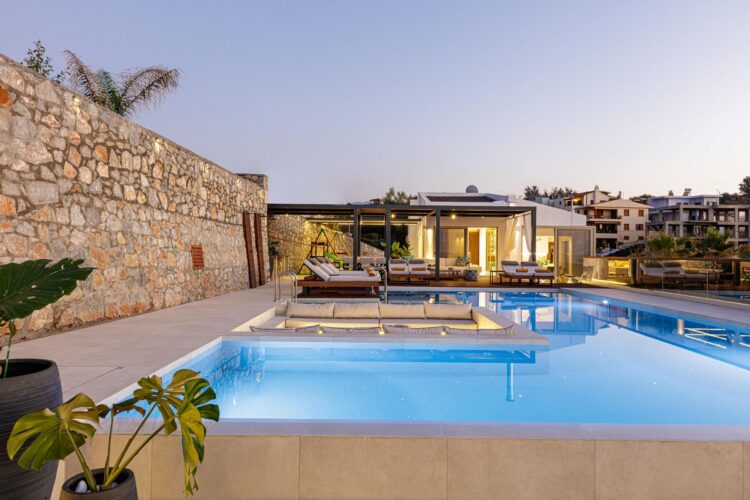 Cove Retreat Luxus Ferienhaus Kreta Am Meer Mieten Poolterrasse