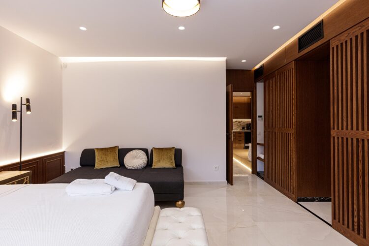 Cove Retreat Luxus Ferienhaus Kreta Am Meer Mieten Schlaf