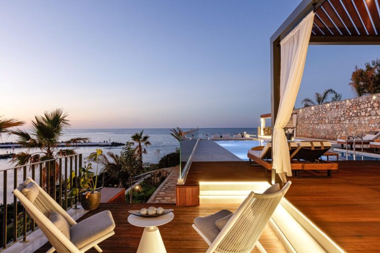 Cove Retreat Luxus Ferienhaus Kreta Am Meer Mieten Nachts