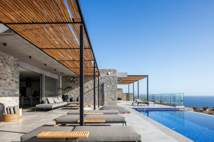 Cretan Sea Villa Luxus Ferienhaus Kreta Mieten Pool