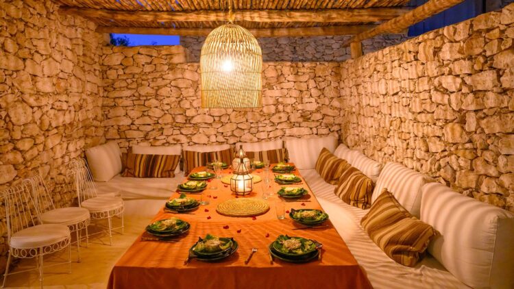Dar Beldi Luxus Ferienhaus Essouira Marokko Mieten Lounge