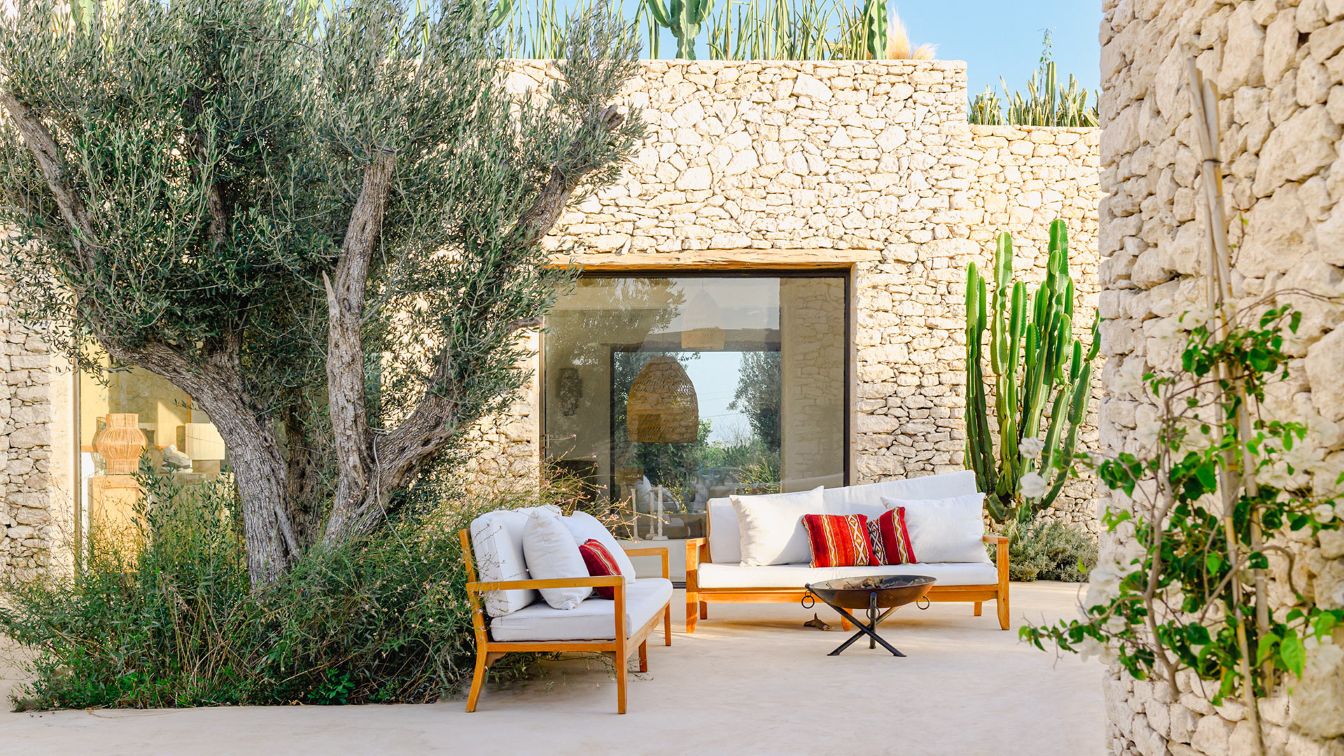 Dar Beldi Luxus Ferienhaus Essouira Marokko Mieten Sitzecke