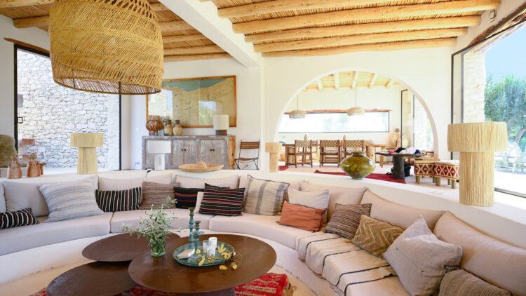 Dar Beldi Luxus Ferienhaus Essouira Marokko Mieten Wohnzimmer