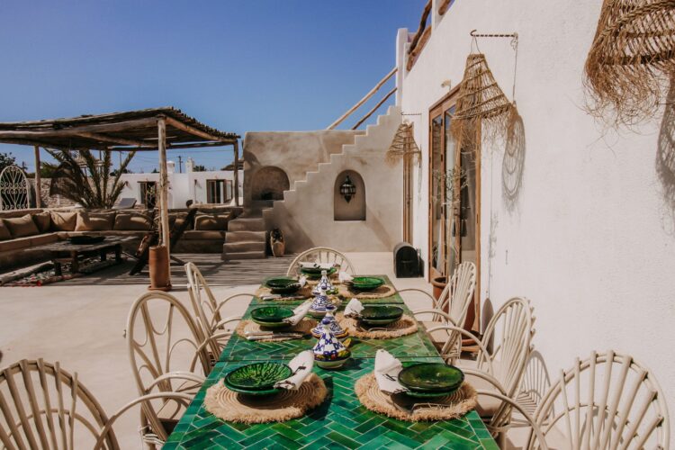 Dar Luma Luxus Ferienhaus Marokko Mieten Dinner