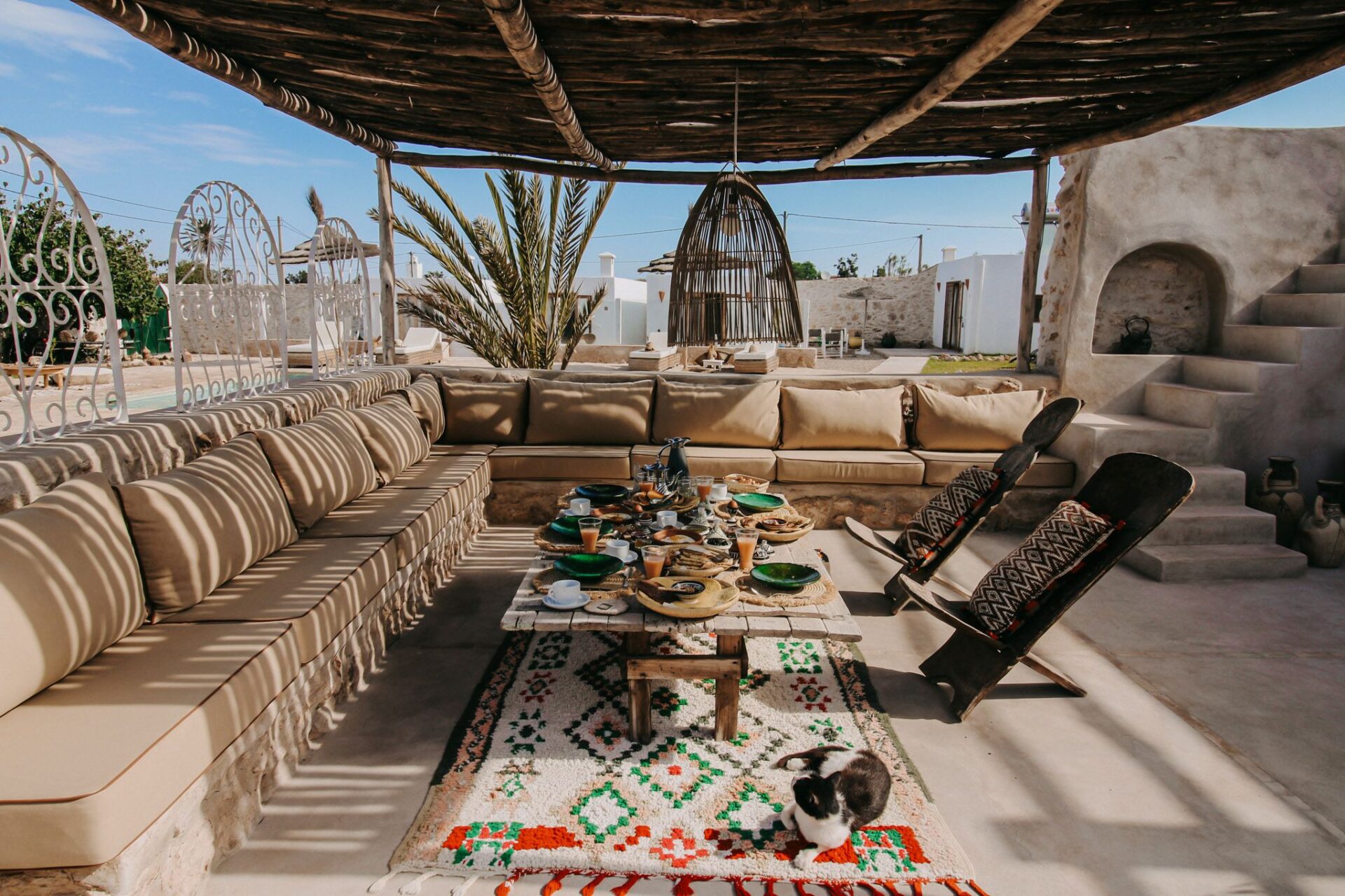 Dar Luma Luxus Ferienhaus Marokko Mieten Lounge Area