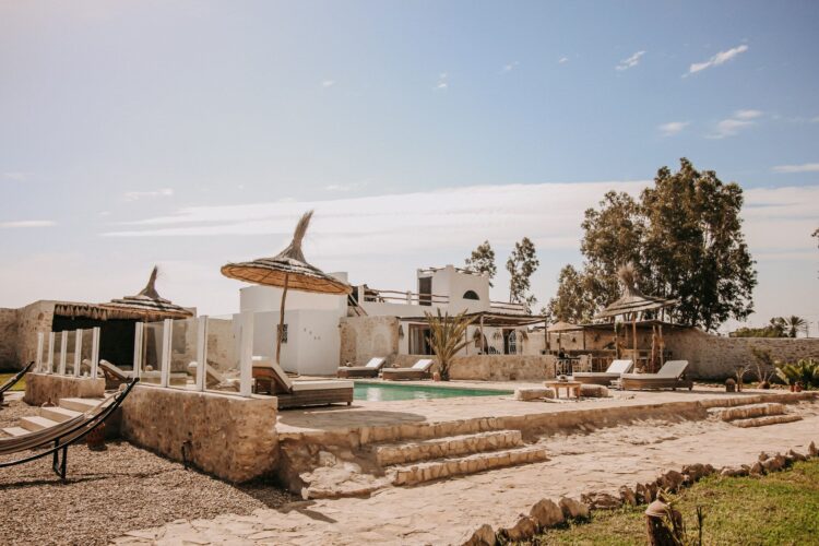 Dar Luma Luxus Ferienhaus Marokko Mieten Pool Bereich