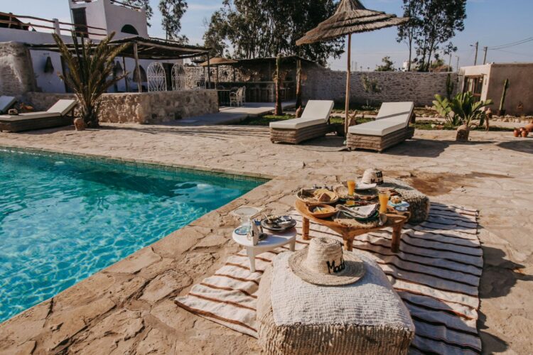 Dar Luma Luxus Ferienhaus Marokko Mieten Poolterrasse