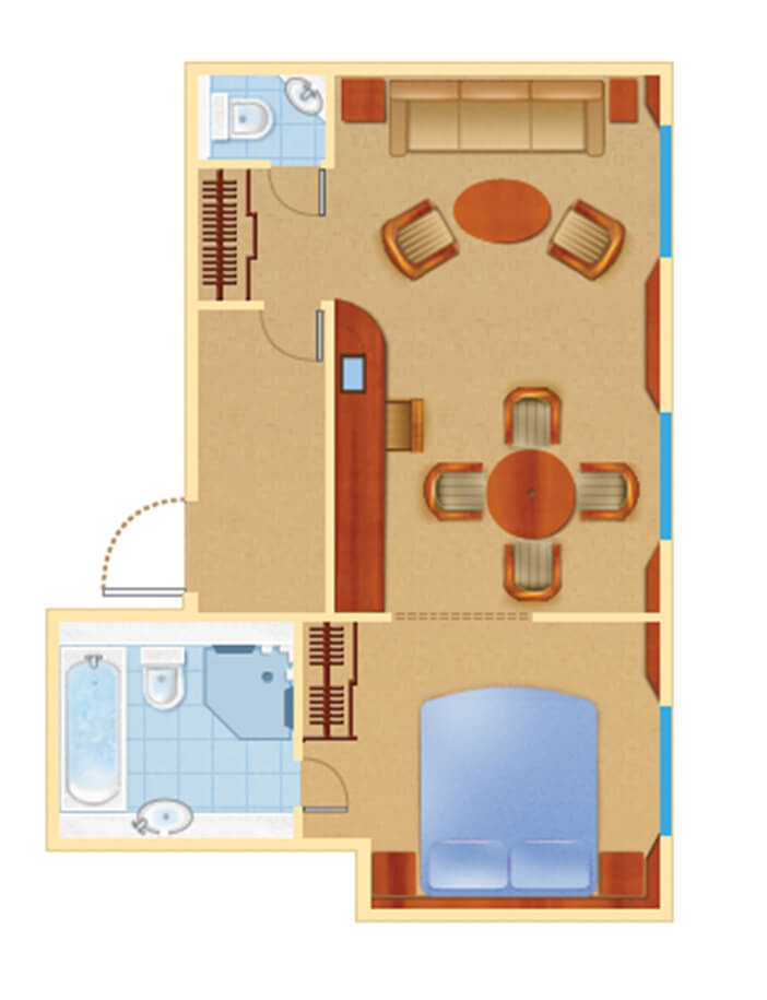 Deckplan Admiral Suite