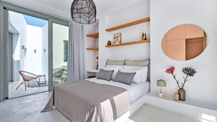 Design Villa Alma Luxuriöses Ferienhaus Paros Mit Pool Schlafen