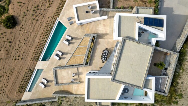 Design Villa Alma Luxus Ferienhaus Paros Mit Pool Drohne