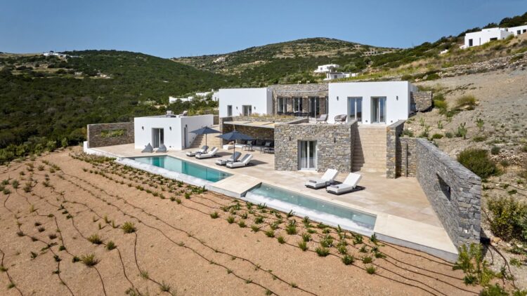 Design Villa Alma Luxus Ferienhaus Paros Mit Pool Lage