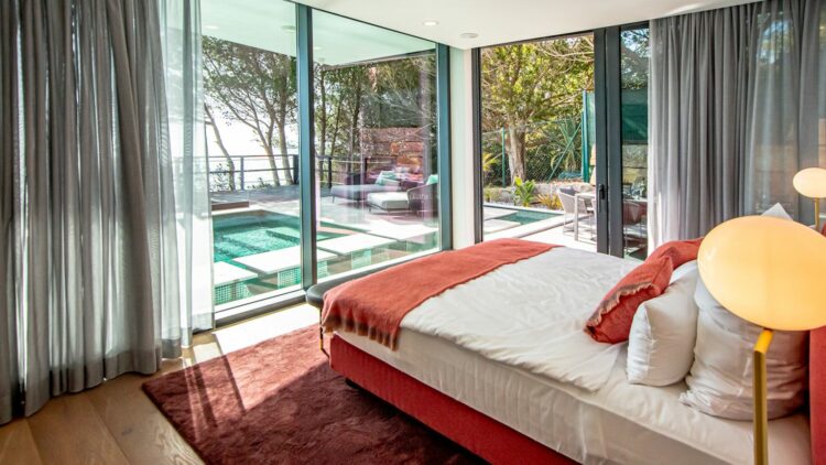 Design Villa Baleeira Luxuriöses Ferienhaus Algarve Portugal Schlafzimmer Im Eg