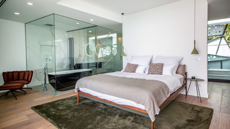 Design Villa Baleeira Traumhaftes Ferienhaus Algarve Portugal Schlafzimmer 2