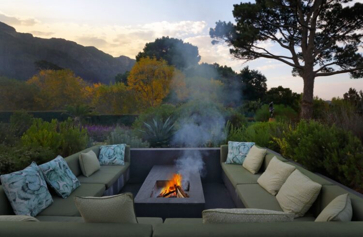 Design Villa Twilight Luxus Ferienhaus Kapstadt Mieten Feuerstelle