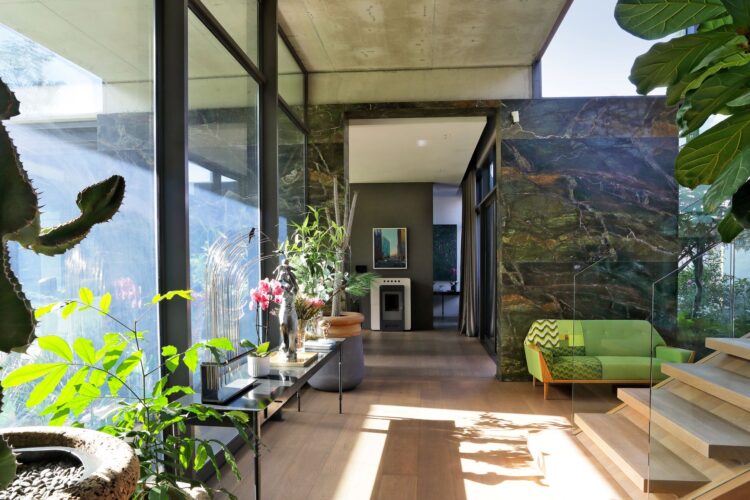 Design Villa Twilight Luxus Ferienhaus Kapstadt Mieten Flur