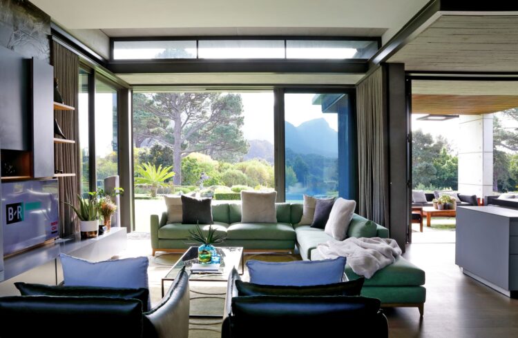 Design Villa Twilight Luxus Ferienhaus Kapstadt Mieten Sofa