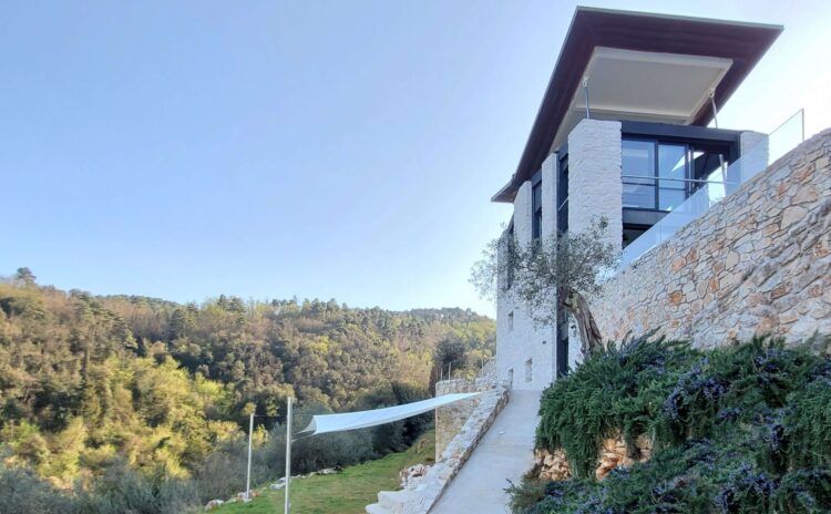 Designvilla Lucca Luxus Ferienhaus Toskana Italien Außen