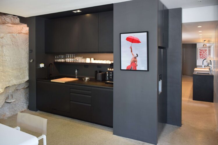 Designvilla Lucca Luxus Ferienhaus Toskana Italien Küche