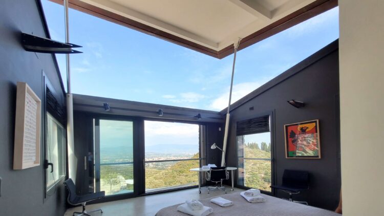 Designvilla Lucca Luxus Ferienhaus Toskana Italien Schkafzimmer Guesthouse