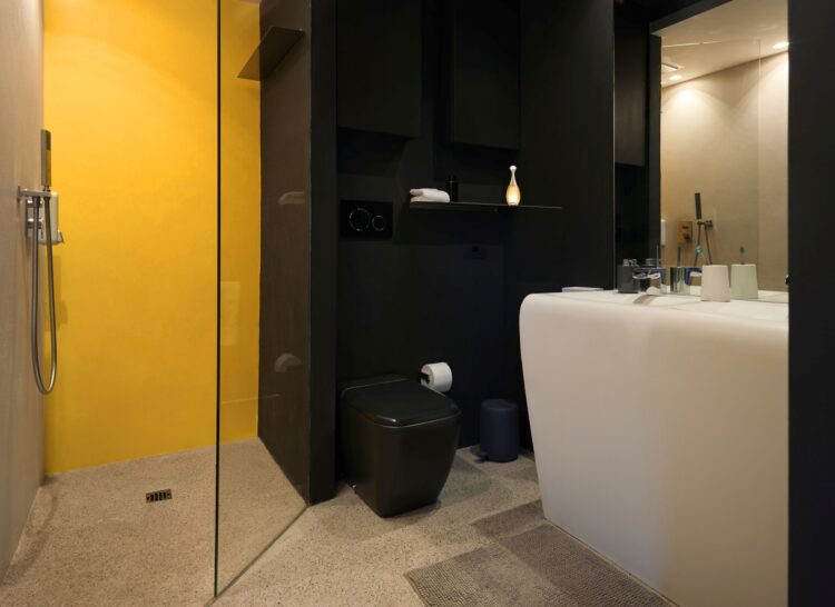 Designvilla Lucca Luxus Ferienhaus Toskana Mieten Bad