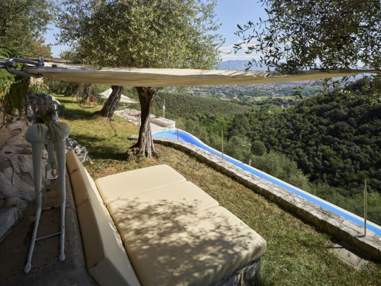 Designvilla Lucca Luxus Ferienhaus Toskana Mieten Lounge