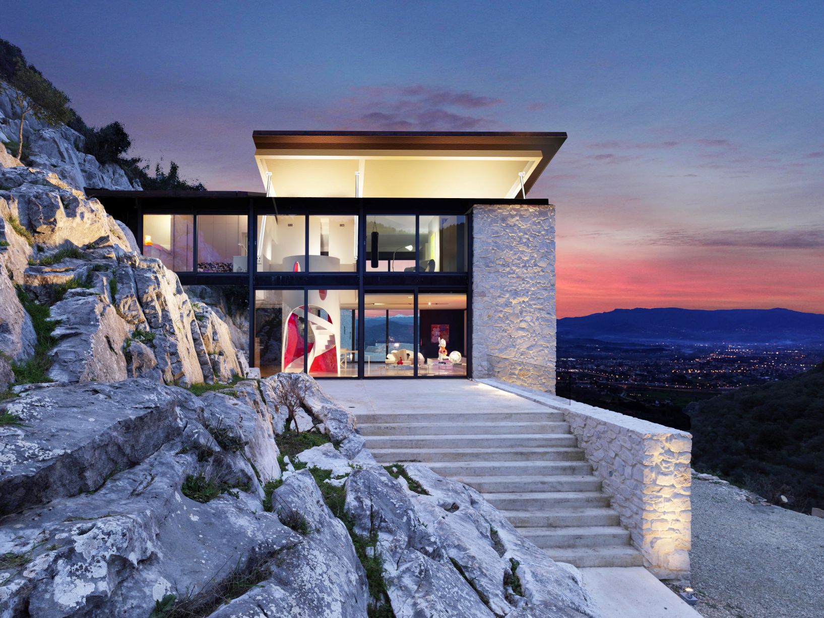 Designvilla Lucca Luxus Ferienhaus Toskana Mieten Sunset