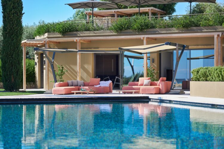 Domaine Sauvage Luxus Ferienhaus Cote D Azur Mieten Lounge Area