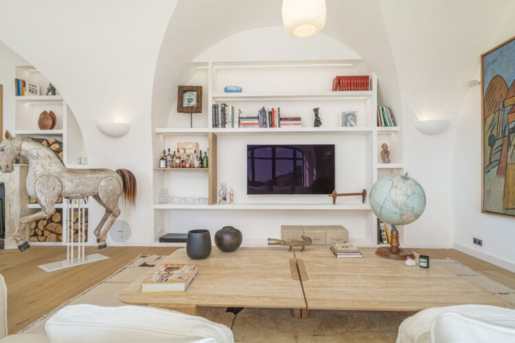 Domaine Vignobles Luxus Ferienvilla Provence Mieten Wohnzimmer
