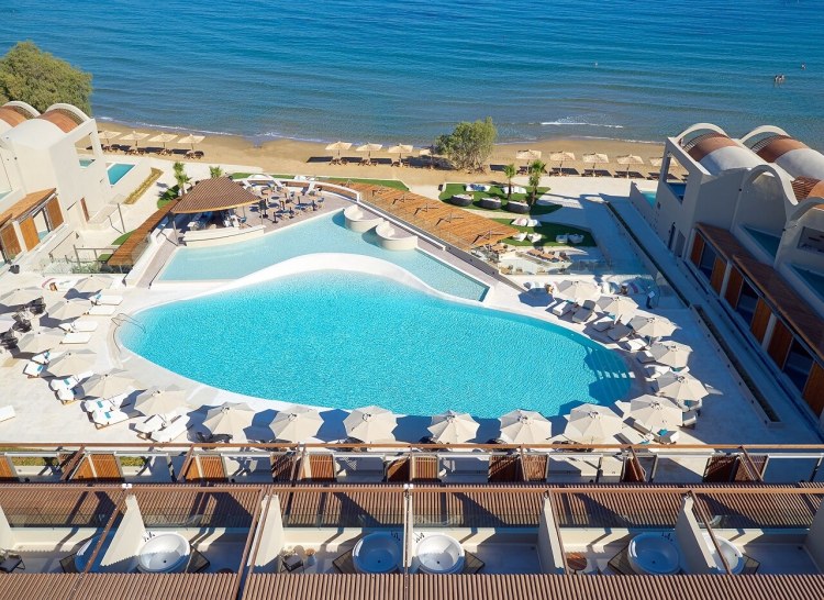 Domes Noruz Kreta Sicht Vom Pool