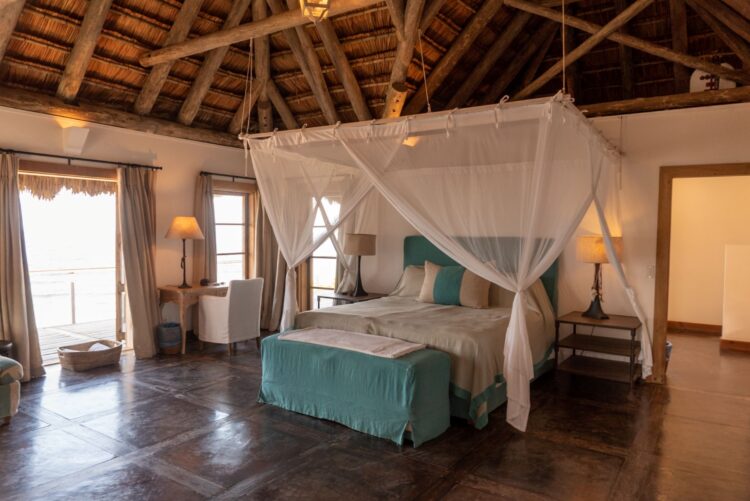 Dugongo Beachvilla Luxus Ferienhaus Mosambik Am Strand Mieten Bett