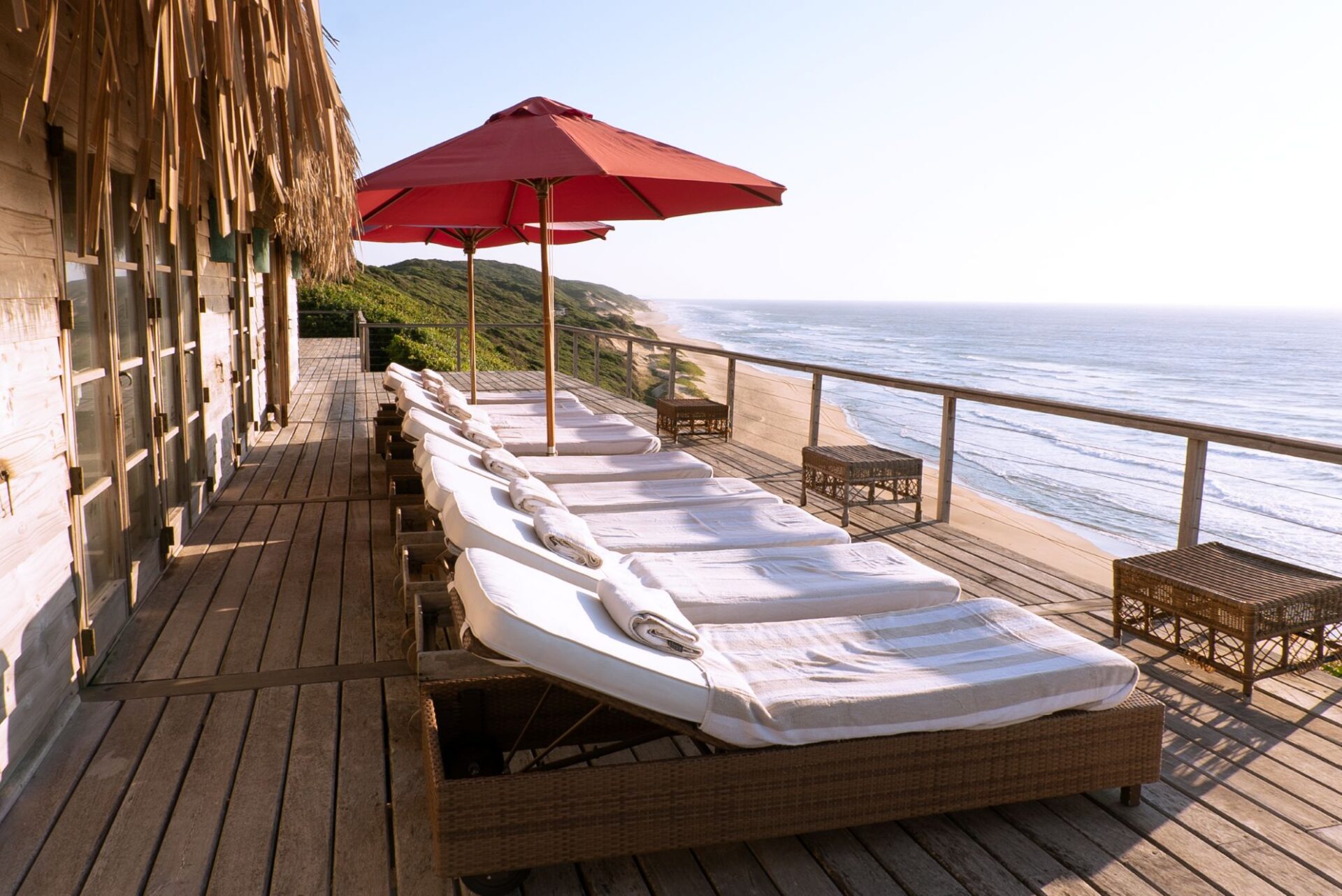 Dugongo Beachvilla Luxus Ferienhaus Mosambik Am Strand Mieten Sonnendeck