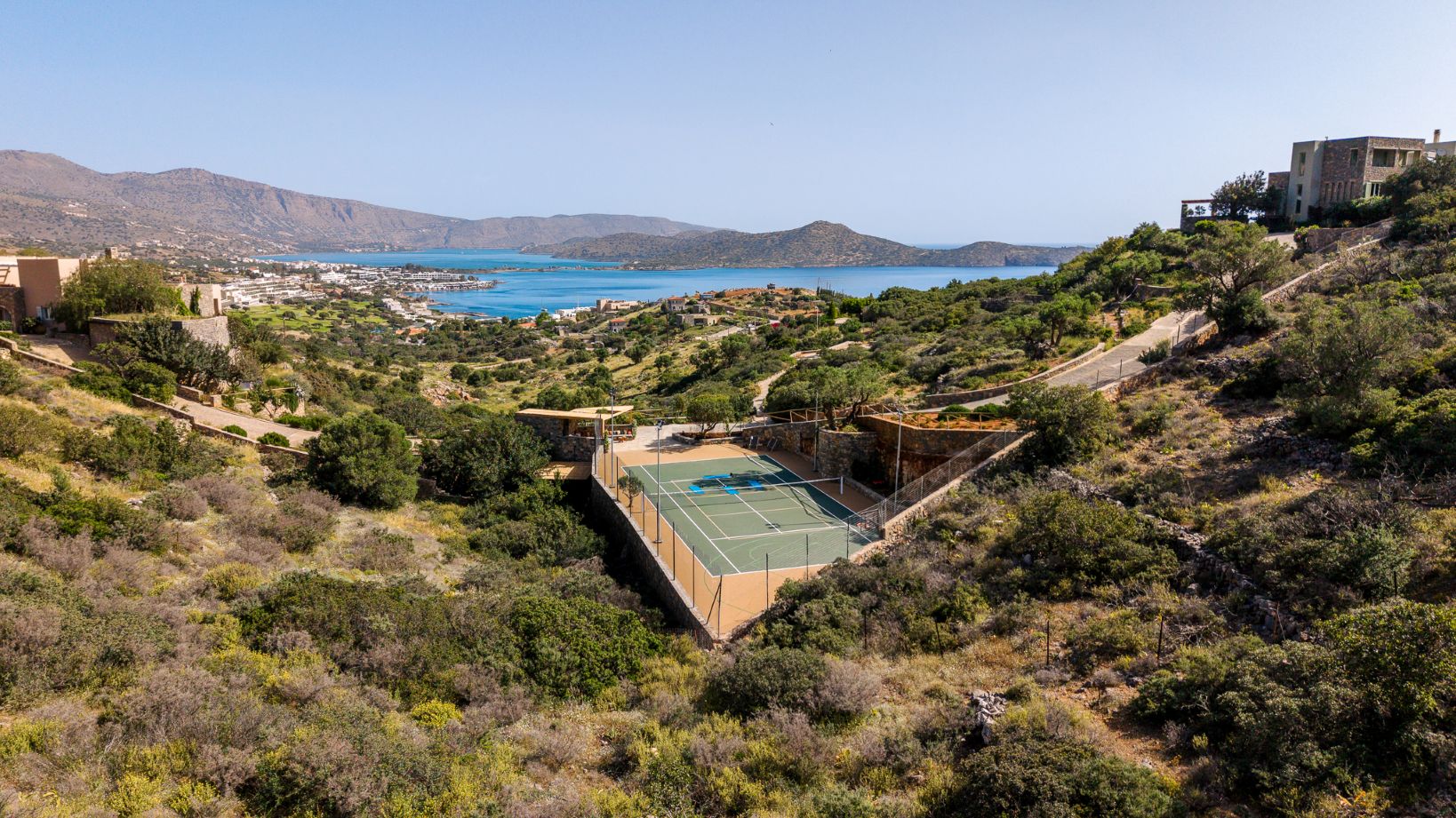 Elounda Luxus Ferienhaus Kreta Mieten Lage