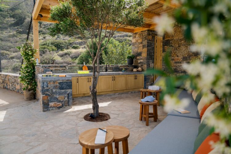 Elounda Luxus Ferienhaus Kreta Mieten Lounge