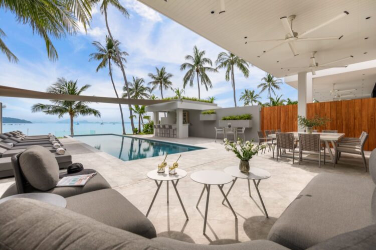 Emotion Beachfront Villa Luxus Ferienhaus Koh Samui Lounge