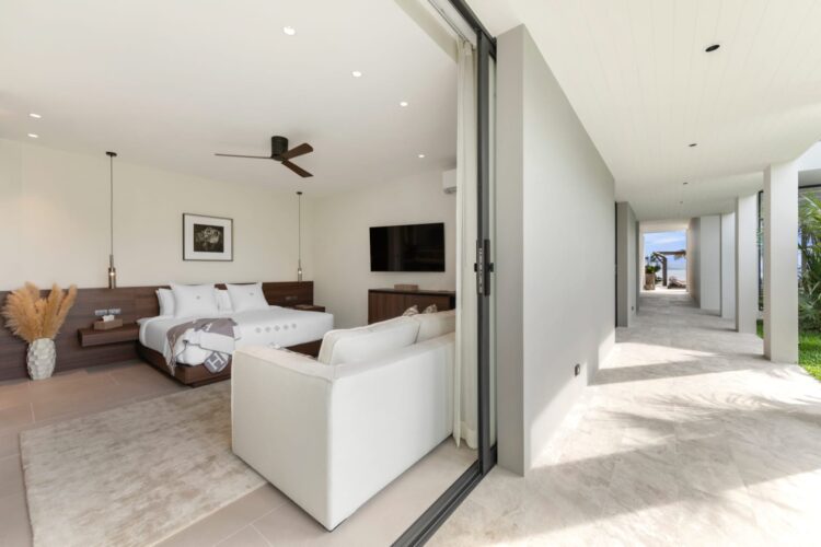 Emotion Beachfront Villa Luxus Ferienhaus Koh Samui Schlafbereich