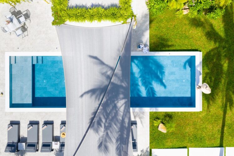 Emotion Beachfront Villa Luxusvilla Koh Samui Mieten Drohne