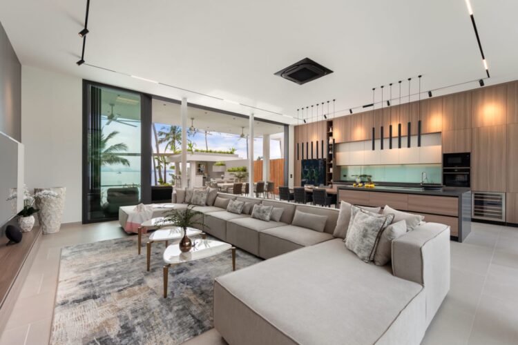 Emotion Beachfront Villa Luxusvilla Koh Samui Mieten Sofa