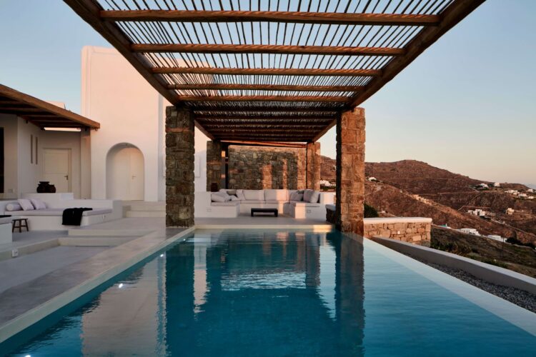 Euphoria Villa Luxus Ferienhaus Mykonos Mit Pool Mieten Infinitypool
