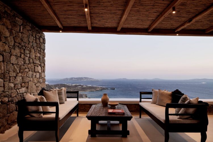 Euphoria Villa Luxus Ferienhaus Mykonos Mit Pool Mieten Lounge