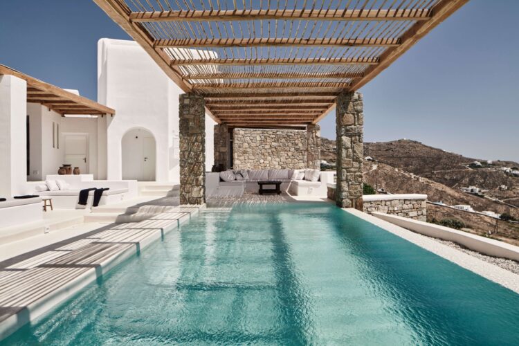Euphoria Villa Luxus Ferienhaus Mykonos Mit Pool Mieten Pool