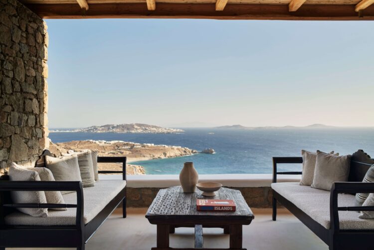 Euphoria Villa Luxus Ferienvilla Mykonos Mit Pool Mieten Ausblick