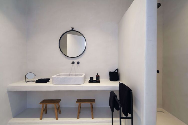 Euphoria Villa Exklusives Ferienhaus Mykonos Mit Pool Mieten Badezimmer
