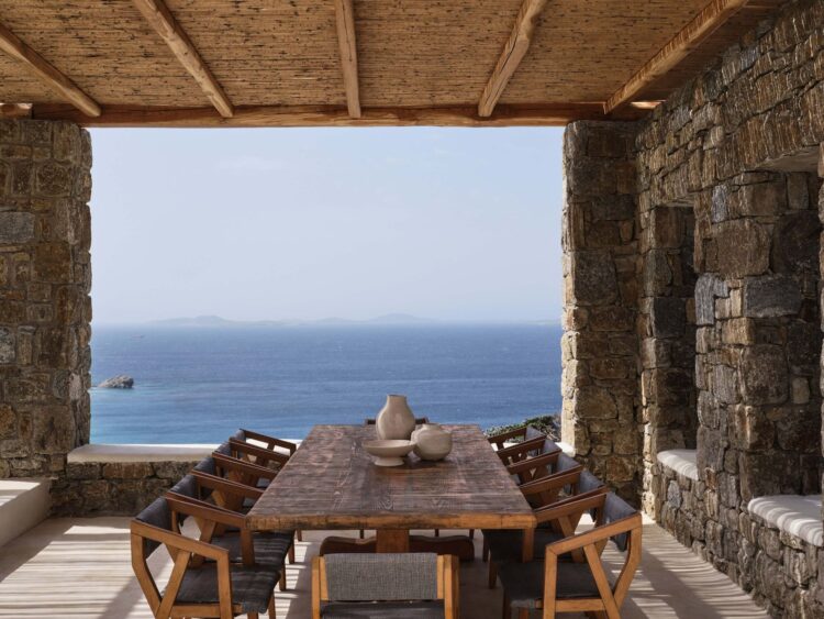 Euphoria Villa Exklusives Ferienhaus Mykonos Mit Pool Mieten Outdoor Dining