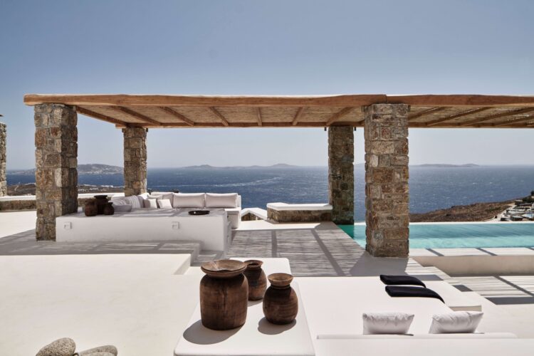 Euphoria Villa Luxuriöses Ferienhaus Mykonos Mit Pool Mieten Lounge