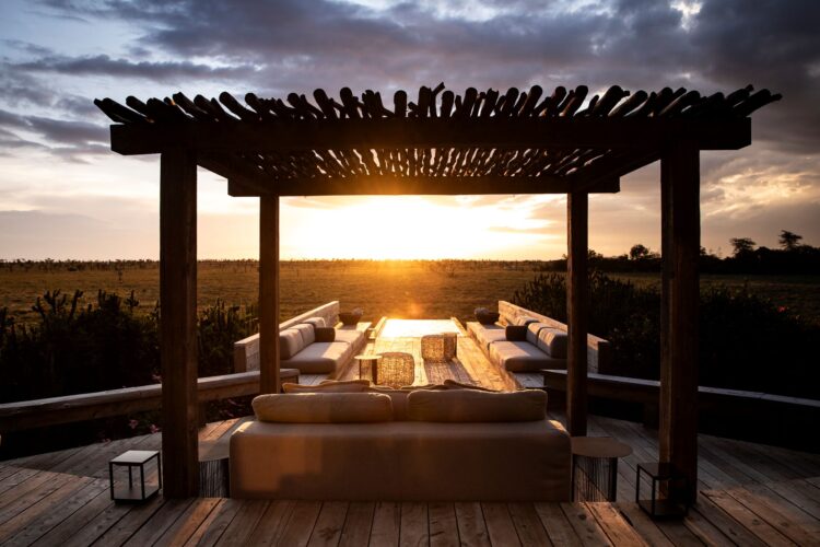 Family Garden Villa Luxus Safari Lodge Kenia Mieten Sunset