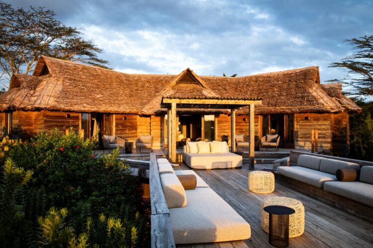 Family Garden Villa Luxus Safari Lodge Kenia Mieten Terrasse